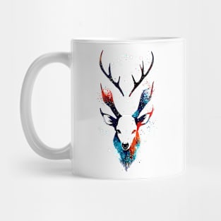 Stag Deer Wild Nature Animal Colors Art Mug